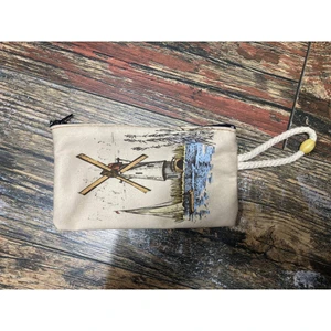 Street Bag Değirmen Desenli Baskılı Kalemlik , El Çantas , Baskılı Bez Çanta , Makyaj Çantası