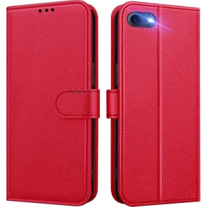 MTK Moveteck Apple iPhone 7 Plus 8 Plus Uyumlu Kılıf Tam Kaplar Deri Dokulu