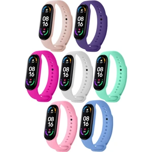 Xiaomi Mi Band 5 ve Mi Band 6 Uyumlu Yüksek Kalite Silikon Kordon Seti