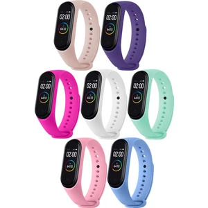 Xiaomi Mi Band 3 ve Mi Band 4 Uyumlu Yüksek Kalite Silikon Kordon Seti