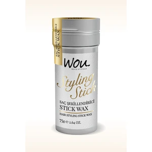 WOU Saç Sabitleyici Stick Wax 75 gr – Sert Tutuş, Bal Mumu İçeriğiyle Kırık ve Elektriklenmeye Karşı Günlük Şekillendirici