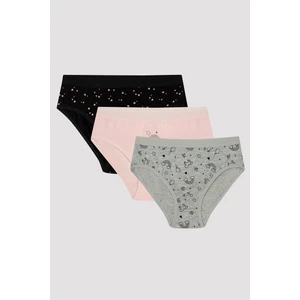 Kız Çocuk Dark Unicorn 3lü Slip Külot