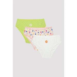Kız Çocuk Happiness 3lü Slip Külot