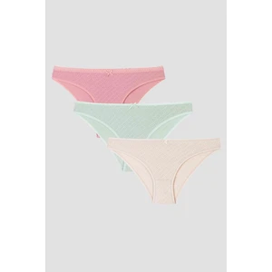 Moonbean Soft Renkli 3lü Slip Külot