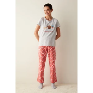 Happy Crew Pantolon Pijama Takımı