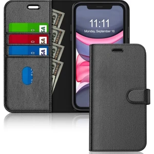 M.TK Moveteck Apple iPhone 11 Kılıf Tam Kaplar Deri Dokulu