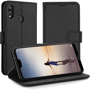 M.TK Moveteck Huawei P20 Lite Kılıf Tam Kaplar Deri Dokulu