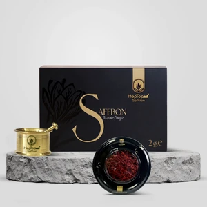 Heptop Saffron Organik İran Safranı 2 gr Süper Negin + 1 Havan