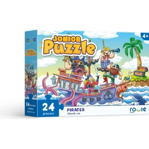 Eğitici Çocuk Kutu Oyunu Junıor Puzzle Korsanlar 24 Parça 4 Yaş