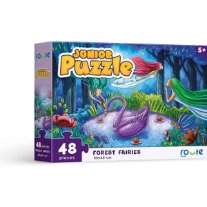 Eğitici Çocuk Kutu Oyunu Junıor Puzzle Orman Perisi 48 Parça 5 Yaş
