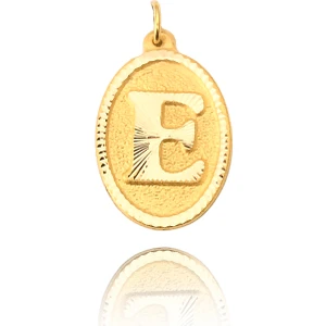 EnderunKuyumculuk 14 Ayar Altın E Harf Kolye