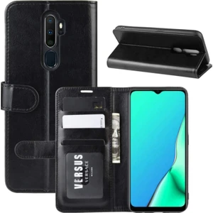 M.TK Moveteck Oppo A9 2020 Kılıf Tam Kaplar Deri Dokulu