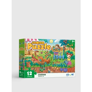 Eğitici Çocuk Kutu Oyunu Junıor Bahçe Puzzle 12 Parça Puzzle 3+ Yaş