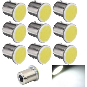 10 Adet Beyaz 1156 BA15S P21W LED Araba LED 1156 Lamba Cob 12 Smd 12 V (Yurt Dışından)