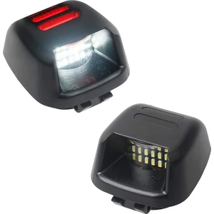 Nissan Navara D40 Için 2 Adet Kırmızı Tüp Smd LED Plaka Işığı (Yurt Dışından)