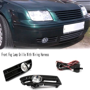 Vw Için Ön Sis Farları Montajı Sis Lambası Izgarası Anahtar Demeti ile (Yurt Dışından)