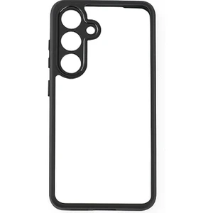 Case 4u Galaxy S24 Kılıf Kamera Korumalı Şeffaf Arka Yüzey New Roll Siyah