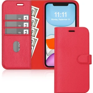 M.TK Moveteck Apple iPhone 12 Kılıf Tam Kaplar Deri Dokulu