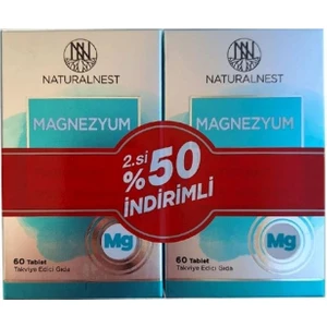 Magnezyum 100 mg 60+60 Tablet