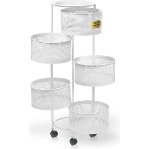 Salda 5 Bölmeli Tekerlekli Sebzelik