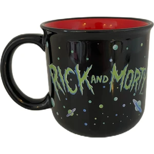 Rick And Morty Kupa Siyah 400 ml