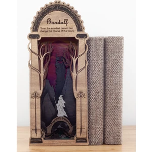 The Lord Of The Rings Yüzüklerin Efendisi Gandalf Book Nook Kitap Köşesi Işıklı Kitap Tutucu 14 Şubat