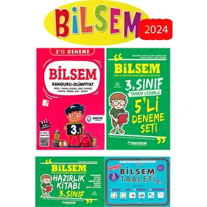 Ardışık Yayınları 3. Sınıf BİLSEM Hazırlık ve Deneme Seti