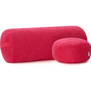 Nui Yoga Pembe Bolster & Meditasyon Minderi