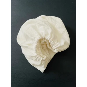 Anne Sesi Bürümcük Müslin Lastikli Bebek Çarşaf  Organik Pamuk