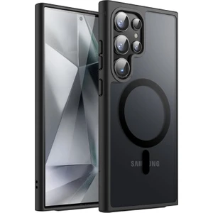 MTK Moveteck Samsung Galaxy S24 Ultra Kılıf Mat Magsafe Wireless Şarj Destekli Lansman
