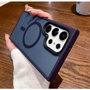 M.TK Moveteck Samsung Galaxy S24 Ultra Kılıf Mat Magsafe Wireless Şarj Destekli Lansman