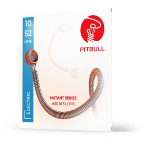 Pitbull Strings Mutant Seri Kopmalara Karşı Esnekliği Artırılmış Elektro Gitar Teli Takım + Pena Meg