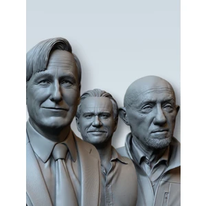 Better Call Saul Saul Goodman - Mike Ehrmantraut - Lalo Salamanca Figürü