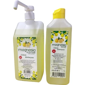 80 C Özel Seri Limon Kolonyası 1lt Pompalı Sprey ve Yedeği