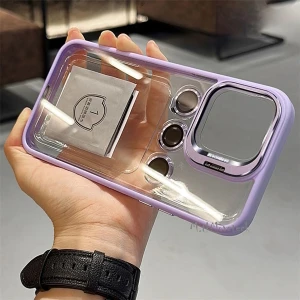M.tk moveteck Apple iPhone 15 Pro Max Kılıf Krom