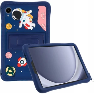 Samsung Galaxy Tab A8 SM-X200 10.5inç Case Kickstand Silikon Pc Astronot Tasarım Tablet Kapağı Kılıfı