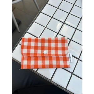 Sumicorn Design Pötikareli Yıkanabilir Çıtçıt Detaylı Ped Çantası, Mini Cüzdan, Çanta Içi Düzenleyici