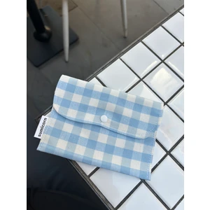 Sumicorn Design Pötikareli Yıkanabilir Çıtçıt Detaylı Ped Çantası, Mini Cüzdan, Çanta Içi Düzenleyici