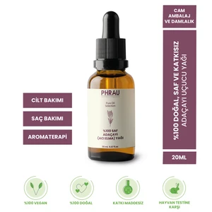 %100 Saf ve Doğal Adaçayı (Acı Elma) Uçucu Yağı 20 ml