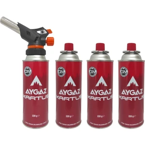 Çakmaklı Pürmüz +4 Adet Aygaz Kamp Gazı