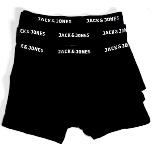 Jack & Jones Jacanthony Trunks 3 Pack Erkek Siyah Boxer 12171944-Black
