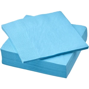 IKEA Servis Peçete  40X40 cm 50'li Mavi Renkli Peçete