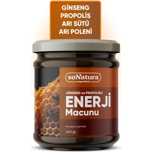 Sonatura Enerji Macunu (Ginseng ve Propolisli) 240 Gr. SO-V-005