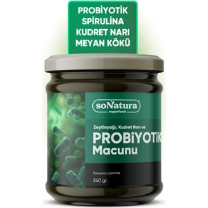 Sonatura Probiyotik Macunu Zeytinyağı, Kudret Narı, Probiyotik 240 gr SO-V-004