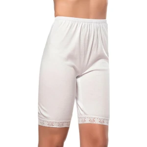 Özkan Underwear 0114 Kadın Pamuklu Dantelli Ribana Esnek Yumuşak Paçalı Alt İçlik Don Külot Tayt