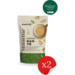 Minnettar Fıstıklı Kahve 2 x 165 gr ( 2 Paket )