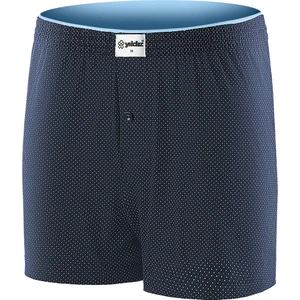 Yıldız Çamaşır 3'lü Nokta Desen Penye Havlu Bel Boxer %100 Pamuk Q43