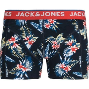 Jack & Jones Desenli Lacivert Erkek Boxer 12228449