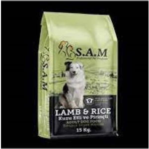 S.a.m. Kuzu Etli ve Pirinçli Yetişkin Köpek Maması 15 kg