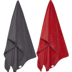 Oya Pet 2'li Microlux® Köpek Havlusu Seti, 80x120 Cm